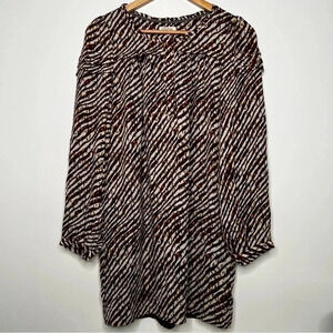 GENERRA 100% Silk Long Sleeve Dress Size 8